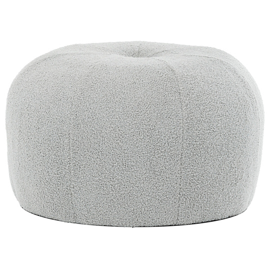 Taburet, šedá, látka bouclé, AK-307 GREY2