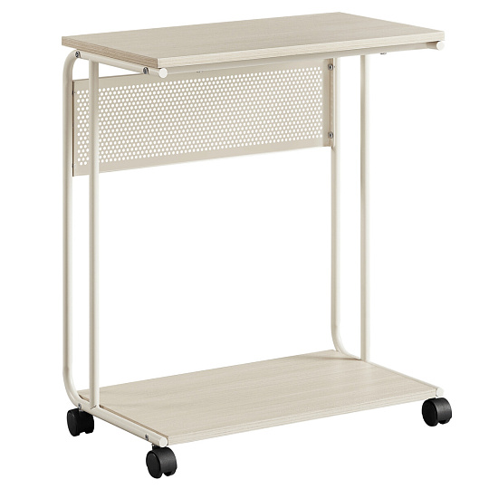 Odkládací stolek 55x32x66cm, mdf, bělený dub, AKF-E1012 CRM Odkládací stolek 55x32x66cm, mdf, bělený dub, AKF-E1012 CRM