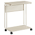 Odkládací stolek 55x32x66cm, mdf, bělený dub, AKF-E1012 CRM