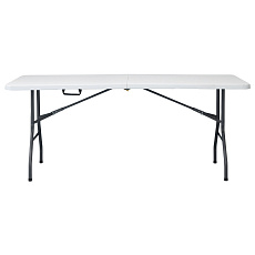 Zahradní stůl 180x70cm, kov, plast, bílá, AZ-K1002 WT Zahradní stůl 180x70cm, kov, plast, bílá, AZ-K1002 WT