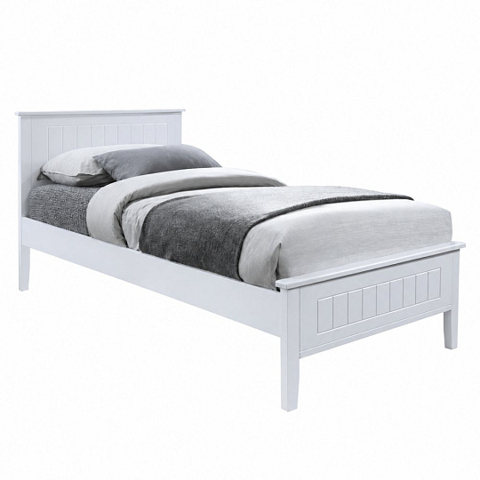 Postel, bílá, 90x200, MIDEA Postel, bílá, 90x200, MIDEA