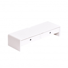 Podstavec pod monitor, bambus, bílá / přírodní, ELARO TYP 2 Podstavec pod monitor, bambus, bílá / přírodní, ELARO TYP 2