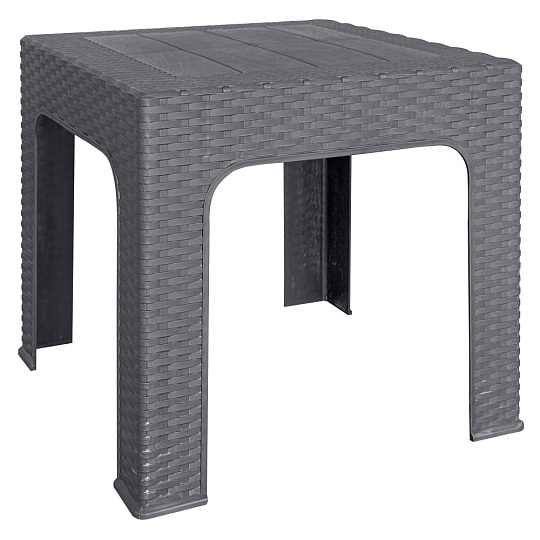 Zahradní odkládací stolek, šedá, ZAMA