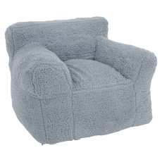 Sedací vak, světlešedá kožešina, JAMO Sedací vak, světlešedá kožešina, JAMO