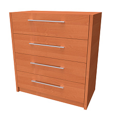 NÁBYTEK MIKULÍK s.r.o. MIA 1 - komoda, 60 až 90cm × 86 × 40cm Šířka: 80cm, Dekor: olše