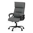 Kancelářské křeslo, houpací mechanismus, šedá ekokůže, KA-Y346 GREY