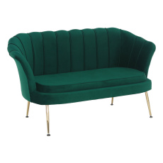 Lavice ve stylu Art-deco, smaragdová Velvet látka/gold chrom-zlatý, NOBLIN NEW Lavice ve stylu Art-deco, smaragdová Velvet látka/gold chrom-zlatý, NOBLIN NEW