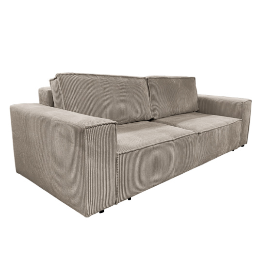 Rozkládací pohovka, šedobéžová Taupe, HARPERA BIG SOFA