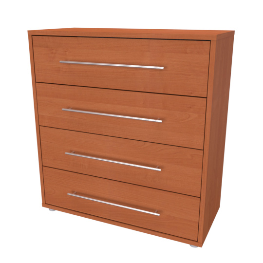 NÁBYTEK MIKULÍK s.r.o. ELITE XL - komoda, 80x86x36/43cm Hloubka: 43cm, Dekor: modřín latté
