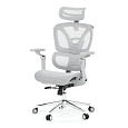 Kancelářská židle, synchronní mechanismus, šedá síťovina, KA-B2361 GREY