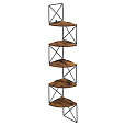 Polička, mdf, hnědá, ABP-E1051 OLW