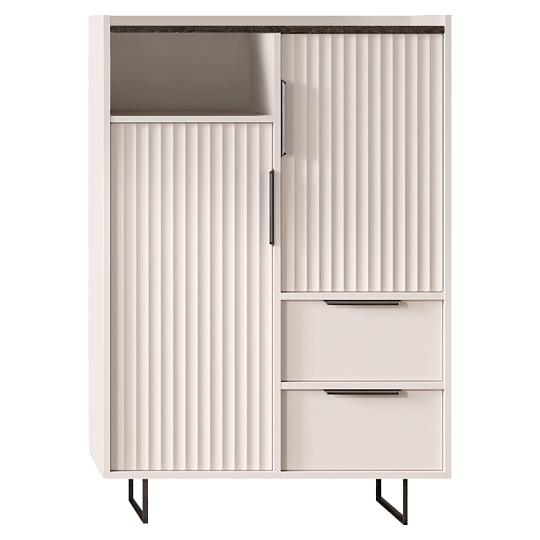 Komoda, kašmír/norkový kaštan arvadonna, FRESIO KOM2D2S