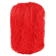 Sisálové vlákno - balení 500 g, barva červená Sisálové vlákno - balení 500 g, barva červená