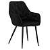 Designové křeslo, černá Velvet látka, VERIO NEW