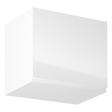 Horní skříňka, bílá / bílý extra vysoký lesk, AURORA G50K