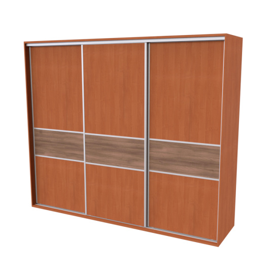 NÁBYTEK MIKULÍK s.r.o. FLEXI 3 - šatní skříň dveře dělené ltd, 240/260/280/300 x 220/240cm Šířka: 300cm, Výška: 240cm, Dekor: olše