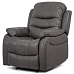 Polohovací křeslo, šedá, látka, TV-4086 GREY