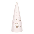 Kužel porcelánový - LED osvětl., barva bílá