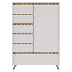 Komoda, kašmír/dub sonoma, LONGY REG1D5S1K