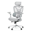 Kancelářská židle, synchronní mechanismus, šedá síťovina, KA-B2363 GREY