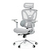 Kancelářská židle, synchronní mechanismus, šedá síťovina, KA-B2363 GREY