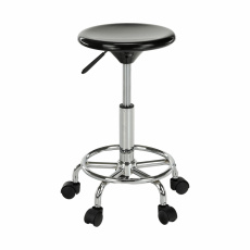 Židle, černá/chrom, MABEL 4 NEW Židle, černá/chrom, MABEL 4 NEW