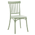Stohovatelná židle, olivově zelená, SAZEN NEW