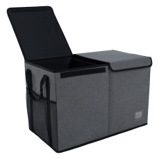 Skládací úložný box, černá, DETER