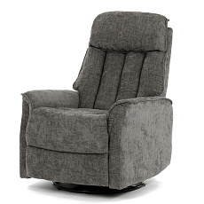 Polohovací křeslo, šedá, látka, TV-H9327 GREY2 Polohovací křeslo, šedá, látka, TV-H9327 GREY2