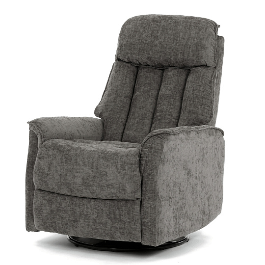 Polohovací křeslo, šedá, látka, TV-H9327 GREY2 Polohovací křeslo, šedá, látka, TV-H9327 GREY2