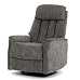 Polohovací křeslo, šedá, látka, TV-H9327 GREY2