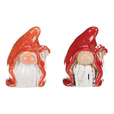 Skřítek keramický - mini figurka, mix 2 barev, cena za 1 ks