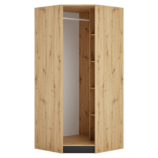 Korpus rohové skříně, dub artisan, KREO Korpus rohové skříně, dub artisan, KREO
