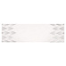 Běhoun - stříbrné stromky, 100 % polyester, 40 x 150 cm