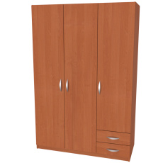 NÁBYTEK MIKULÍK s.r.o. UNI XL - šatní skříň, 120x52x180cm Dekor: olše NÁBYTEK MIKULÍK s.r.o. UNI XL - šatní skříň, 120x52x180cm Dekor: olše