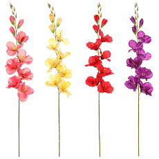 Gladiola - umělá řezaná, mix 4 barev, cena za 1 ks Gladiola - umělá řezaná, mix 4 barev, cena za 1 ks