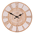 Hodiny nástěnné - pr. 34 cm, MDF, motiv mandaly