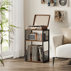 Stolek na gramofon a LP desky 43x30x69cm, mdf, old wood, AKF-E1075 OLW Stolek na gramofon a LP desky 43x30x69cm, mdf, old wood, AKF-E1075 OLW