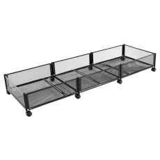 Organizér pod postel s kolečky, černá, TOMKO TYP 2