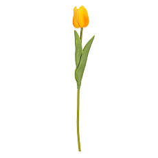 Tulipán pěnový - umělý řezaný, barva žlutá Tulipán pěnový - umělý řezaný, barva žlutá