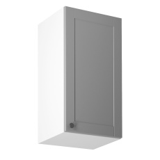 Horní skříňka, bílá / šedá matná, univerzální, LAYLA G40 Horní skříňka, bílá / šedá matná, univerzální, LAYLA G40