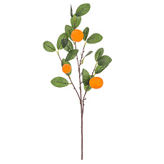 Pomeranč - umělá větev, oranžové plody Pomeranč - umělá větev, oranžové plody