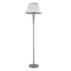 Stojací lampa, stříbrná, CINDA TYP 13
