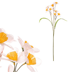 Narcis - umělá řezaná květina, drobnokvětá, bílá Narcis - umělá řezaná květina, drobnokvětá, bílá