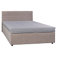 Postel s úložným prostorem, 160x200, béžová, RUNOL