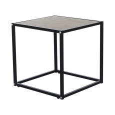 Příruční stolek, dub/černá, JAKIM NEW TYP 1