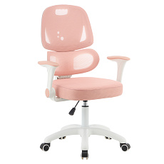 Otočná židle, růžová/bílá, LISTER