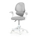 Dětská židle, výškově nastavitelná, šedá síťovina, KA-W8008 GREY