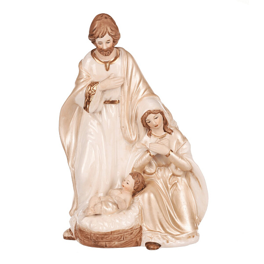 Betlém - soška z porcelánu, barva béžová Betlém - soška z porcelánu, barva béžová