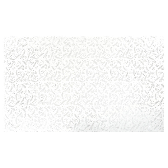 Ubrus - stříbrný vánoční vzor, 100% polyester, 130 x 220 cm Ubrus - stříbrný vánoční vzor, 100% polyester, 130 x 220 cm